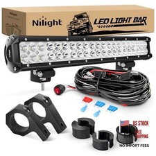 20 Inch 126W Spot Flood Combo LED Light Bars Off-Road Light Mounting Bracket