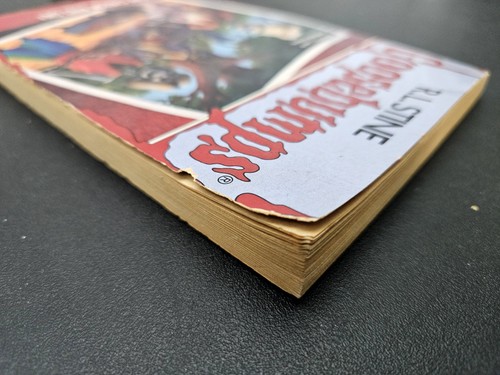 Goosebumps Say Cheese and Die! R. L. Stine 1992, Trade Paperback #4 28th Print - Foto 5 di 8