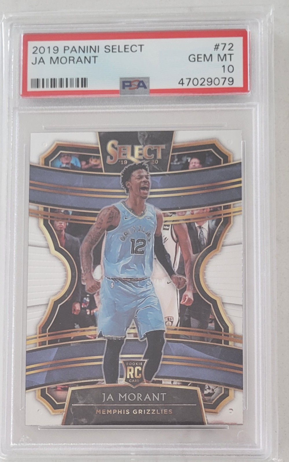 PSA 9 PANINI SELECT JERSEY /49 JA MORANT