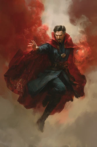 Doctor Strange Sketch Original Art card w/Signature #029