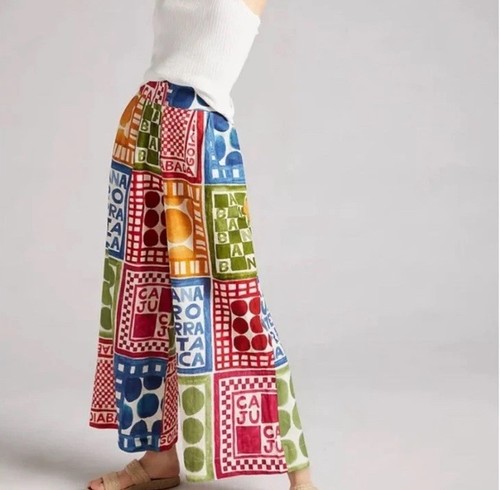 Farm Rio for Anthropologie Hose weites Bein Small - Bild 1 von 7
