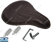 Vorne Solo Leder Brown FüR Royal Enfield Klassisch 350 500 Uce Modelle Aes