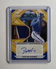 2022 Elite Extra Edition Prospect Materials Auto Gold 10/10 Dustin Harris