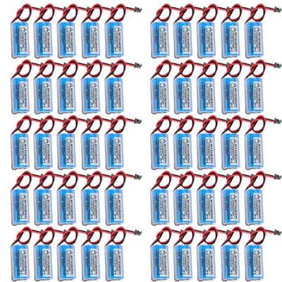 50 X 1800mAh CR17335SE-R 3V Q6BAT PLC Battery For Mitsubishi QNS FANUC System 