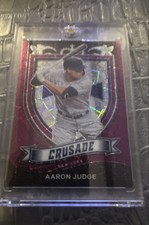 2021 Panini Chronicles - Crusade Aaron Judge #13 Purple Velocity Prizm