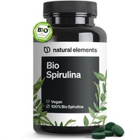 Natural Elements Bio Spirulina Presslinge – 500 Tabletten – Vegan