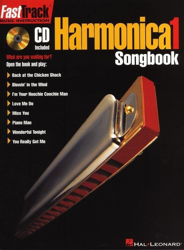 Fast Track Harmonica 1 Songbook BK/CD