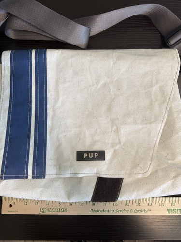 Handcrafted People for Urban Progress Messenger Bag Made From Hoosier Dome Roof