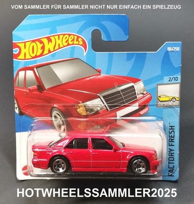 HOT WHEELS FACTORY FRESH ''MERCEDES-BENZ 500 E'' FARBE ROT OVP UNGEÖFFNET!!