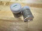 TWO ROLLS 40 COINS KENNEDY HALF DOLLARS 40% SILVER COINS NO RESERVE AUCTION NR!
