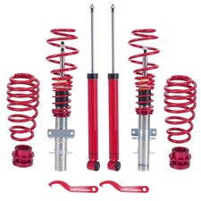 Gewindefahrwerk Fahrwerk for VW Polo Typ 9N MK4 9A4 2002-2009 1.4 1.6 Coilover