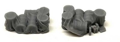 Phoenix Models 31575 HO Scale Dumped Fuel Oil Drums -- pkg(2)