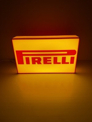 Pirelli Leuchtkasten Geschenk Mann Höhle Lampe Schuppen Garage Vater Geburtstag LED Reifen