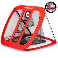 Pop Up Golf Chipping Net 25" Polyester Indoor Outdoor Target Practice
