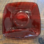 Vintage Anchor Hocking Royal Ruby Red Square Plate Dish  5 3/8"