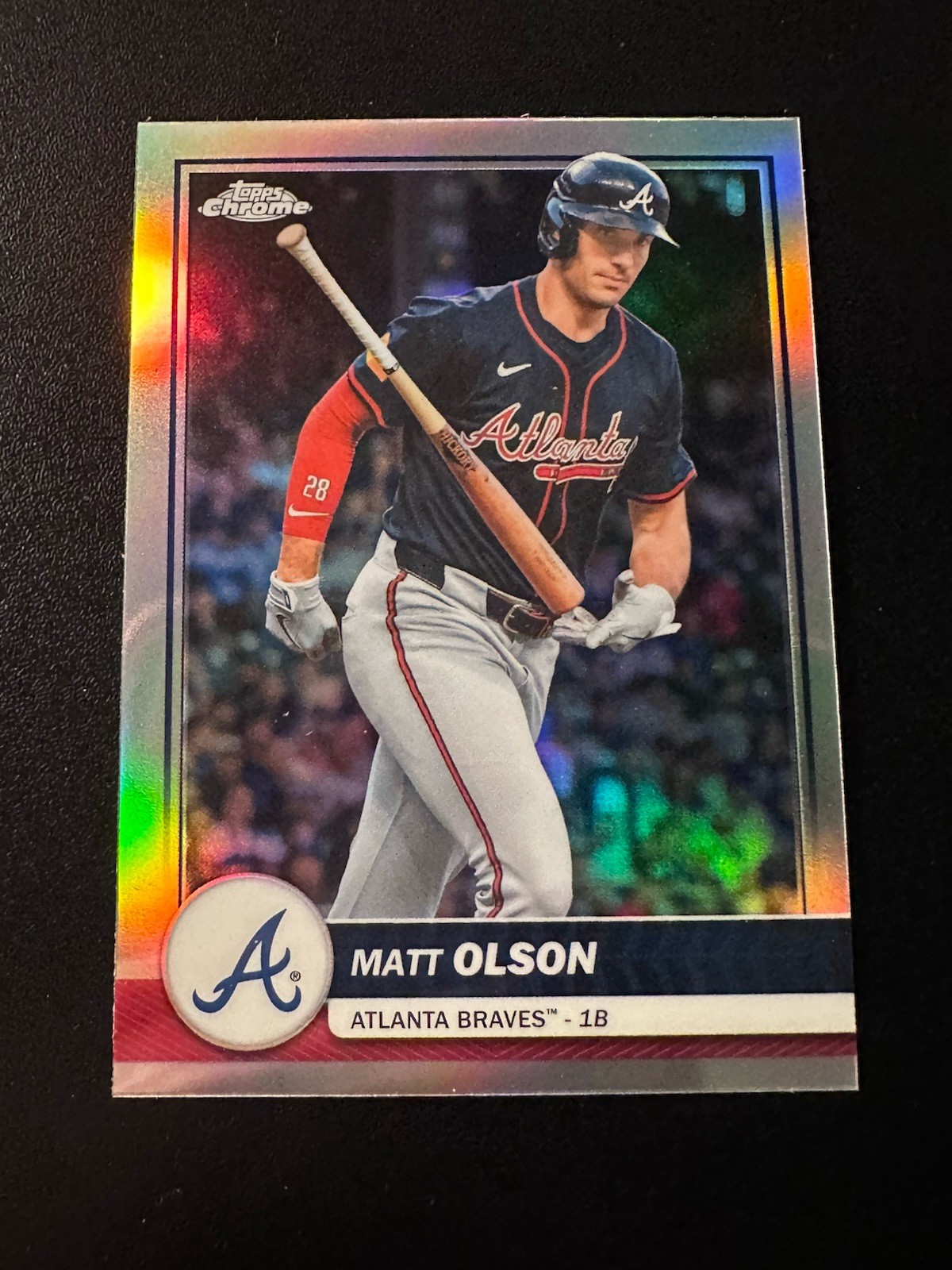 2026 Topps Chrome Flagship Matt Olson #89. Refractor Braves 