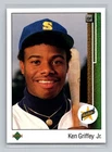 1989 Upper Deck #1 Ken Griffey Jr. Sharp & Centered RC Rookie