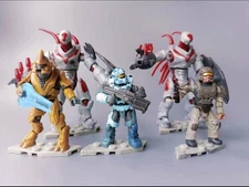 5 Elite Warlord HALO MEGA CONSTRUX SPARTAN FIGURE UNSC SCORPION CLASH HHC42 Toys