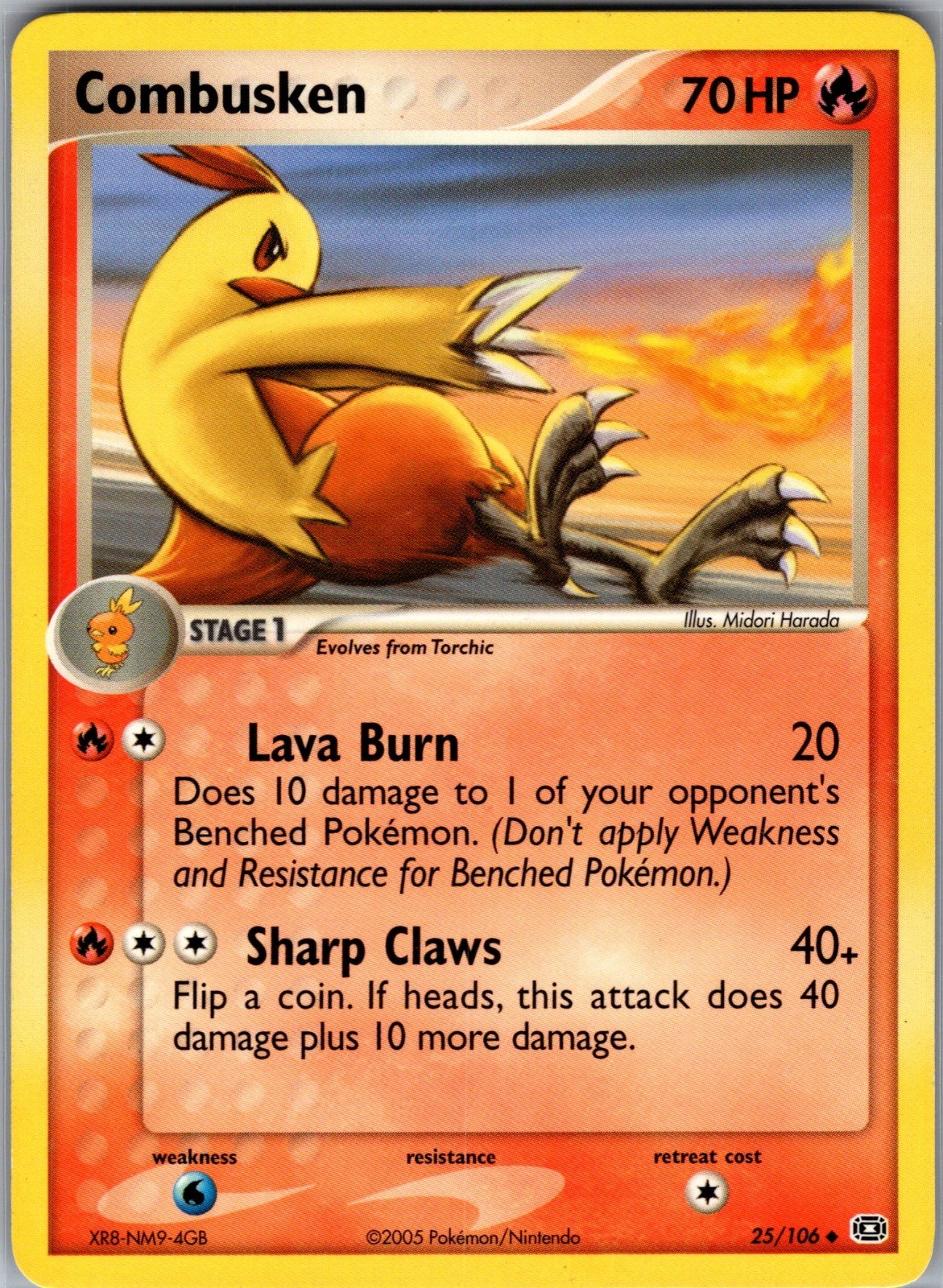 Combusken Uncommon Emerald 25/106 NM