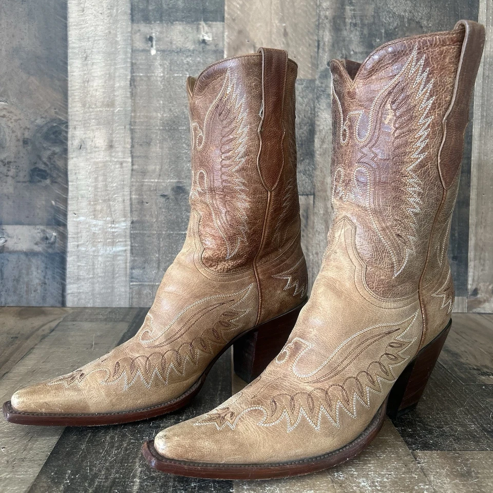 Botas de Vaquero Old Gringo Punta Águila Western Para Mujer 9 B Foto 2 de 4