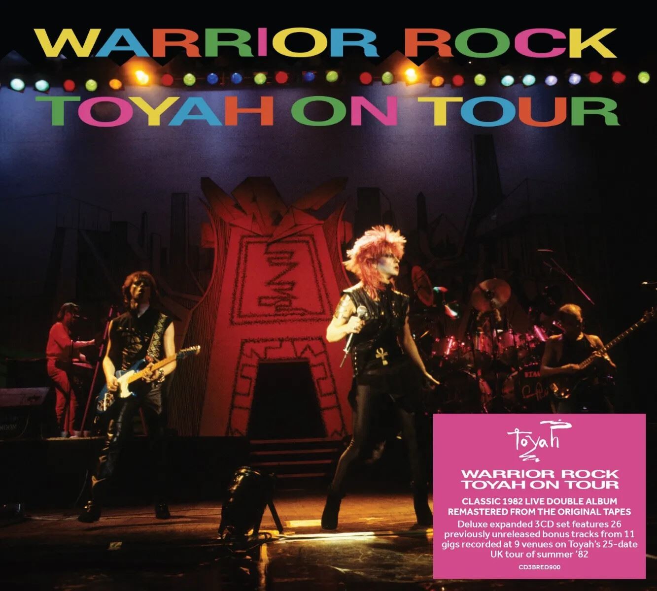 Toyah - Warrior Rock - Toyah On Tour (Cherry Red) 3CD Box Set