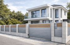 Palisaden Metallzäune aus Polen Zaun und Tor nach Maß  Visualisierung möglich