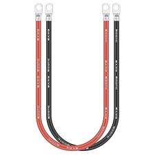 20 inch Cable 6 AWG 25-8 Specification red Black Pure Copper Battery Inverte