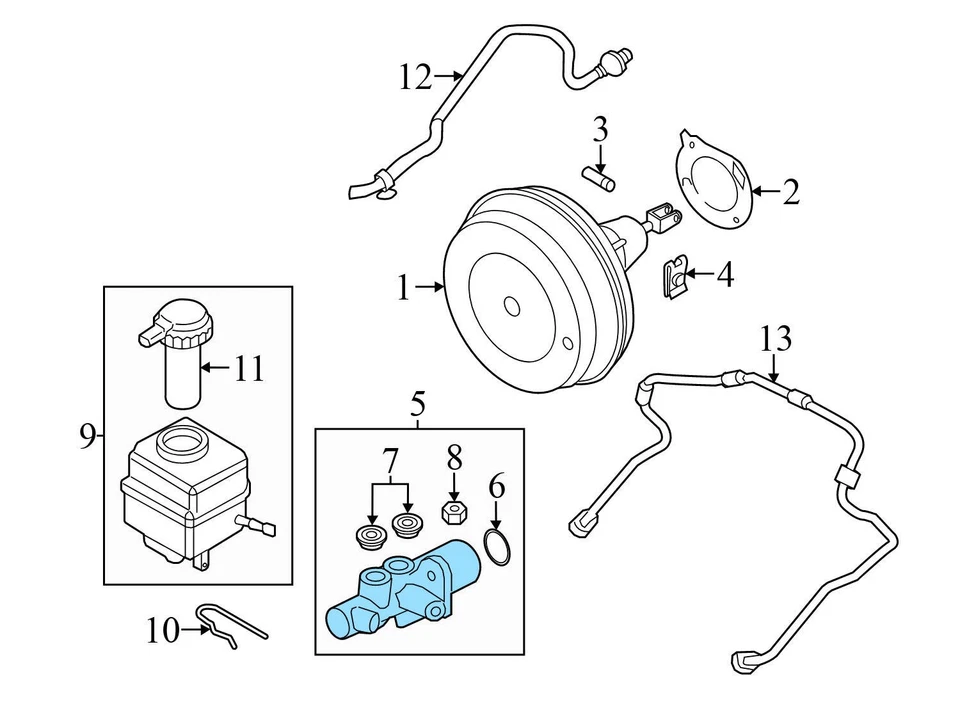 2016-2019 BMW ALPINA B6 XDRIVE GRAN COUPE - Brake Master Cylinder 6796729 - Image 3 of 4