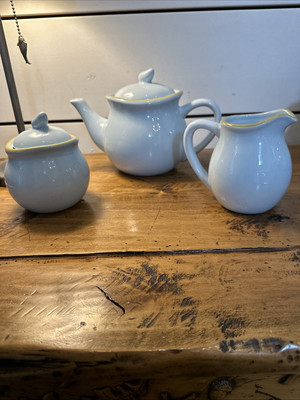 Casa Domani Baya Teapot, Sugar & Creamer