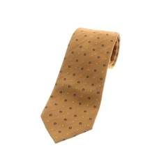 Drake's Necktie Tie 100% Silk All over small pattern Handmade in England Used