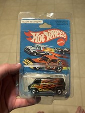 Hot Wheels Super Van Black Flames 1:64 Diecast Metal 1979 Unopened