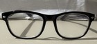 Black Rectangular Wayfarer Style Glasses Frames Unisex 53-15-132 Silver Rivets