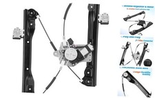 Front Right Passenger Side Power Window Regulator with Motor Compatible with