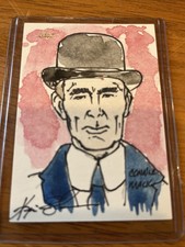 2012 Leaf Best Of Baseball Sketch Card 1/1 Connie Mack