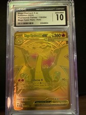 CGC 10 Mega Charizard X ex Gold Hyper Rare 130/094 Phantasmal Flames