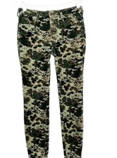 Pilcro Anthropologie 26 Petite High Rise Skinny Corduroy Camo