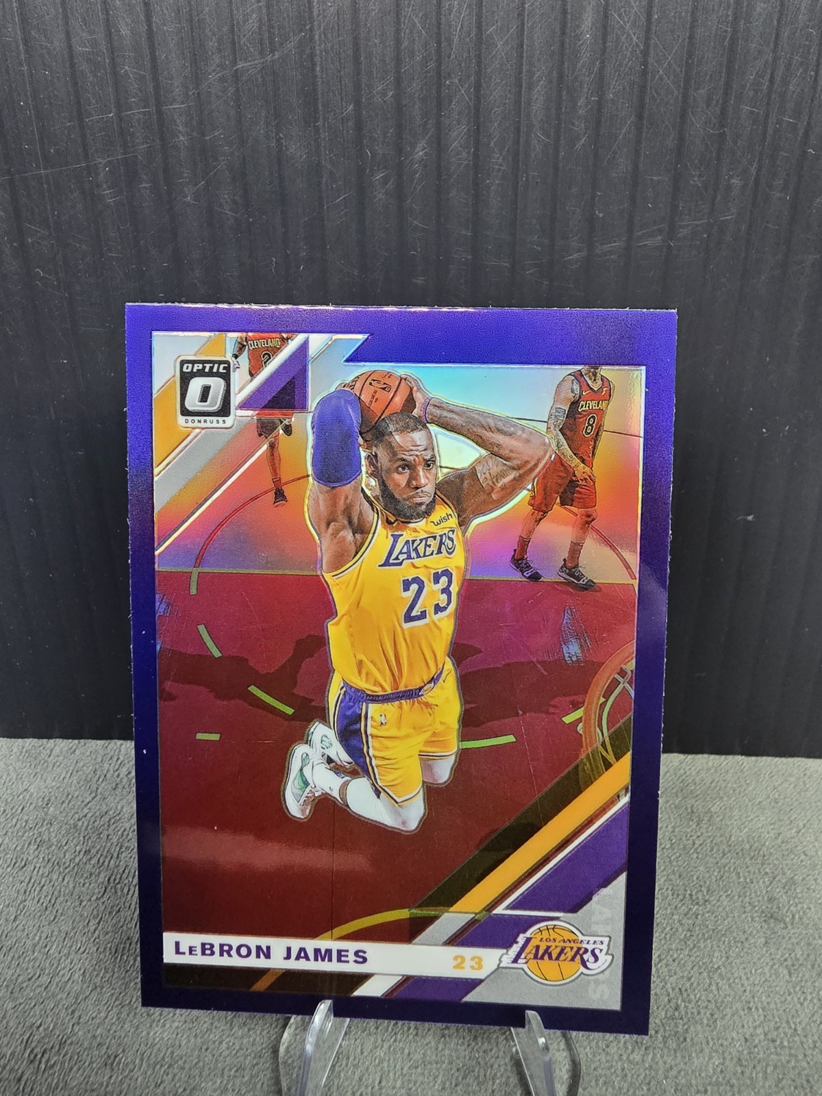 2019-20 Panini Donruss Optic - LeBron James #60 Purple Prizm NBA GO LAKERS