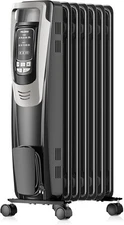 PELONIS Radiator Heater for indoor use Large Room with Remote, Silver