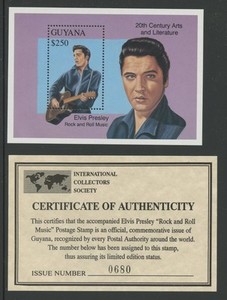 GUYANA 2685, 1993 250$ ELVIS PRESLEY, S/S, MNH (GUY4098)