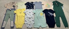 Lot Of 11 Carter’s Baby Boy Clothes 24 Months 24M Rompers Outfit Sets 3 NWT