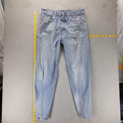 Vintage Levis Engineered Jeans Mens 36x34 Blue Light Wash Twisted Button Fly