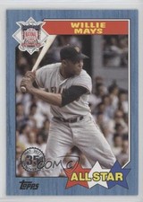 2022 Series 2 1987 Topps All-Star Baseball Blue Willie Mays #87AS-48 HOF zg6
