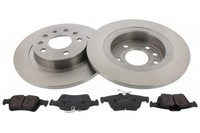 Bremsensatz Scheibenbremse Mapco 47705 FüR Opel Saab CC Signum Z03 YS3F Vectra