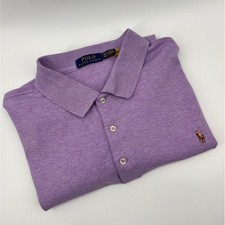 Polo Ralph Lauren Mens Purple Short Sleeve Classic Fit Polo Shirt Big  Tall 2XB