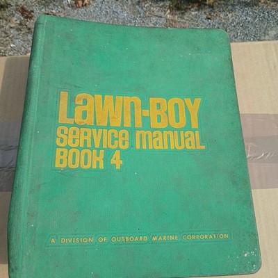 Original Lawn-Boy Service Manual master parts list 1950s- 1980s