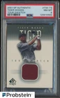 2001 SP Authentic Golf Tiger Woods RC Rookie Worn Patch PSA 8 NM-MT