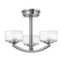 Deckenleuchte 3-Flmg Lou In Weiß Nickel Elegant Modern Lampe Wohnzimmer Esstisch