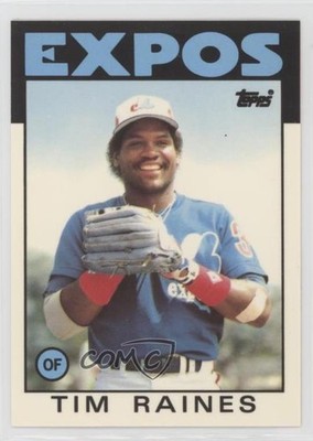 1986 Topps Collector's Edition (Tiffany) Tim Raines #280 HOF 07vd