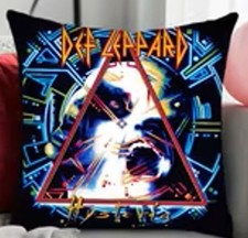 Kissenbezug Def Leppard "Hysteria", 45x45 cm, Heavy Metal
