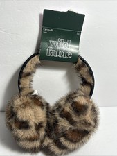 Women s WILD FABLE leopard Fuzzy Earmuffs - One Size - BNWT